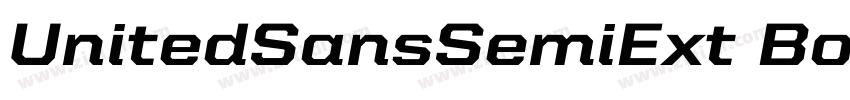 UnitedSansSemiExt Bo字体转换